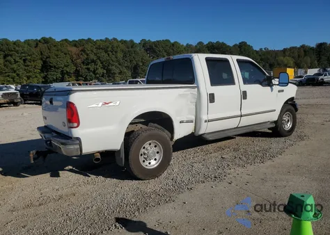 1999 Ford F250 Super Duty from USA, damaged, VIN 1FTNW21L5XEC09790